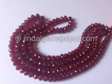 Ruby Far Faceted Roundelle